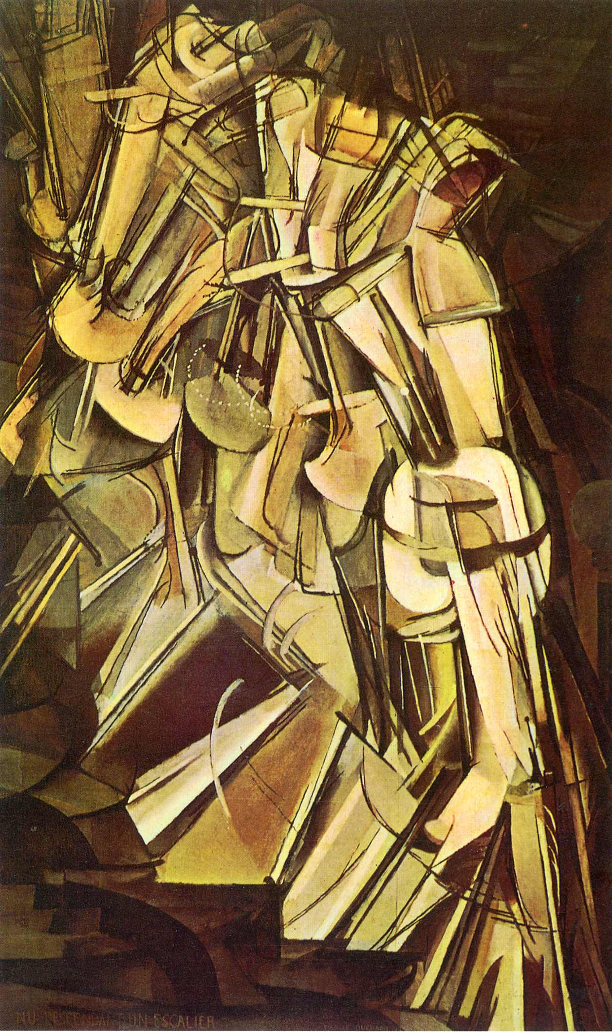 Nude Descending Staircase 2 -  Marcel Duchamp 1912